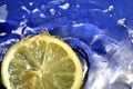 Lemon splash Royalty Free Stock Photo