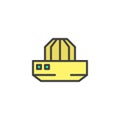 Lemon squeezer filled outline icon