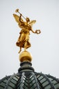 Lemon Squeezer with golden statue of Pheme of Dresden Academy of Fine Arts