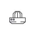 Lemon squeezer outline icon