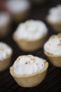 Lemon tart and meringue Royalty Free Stock Photo