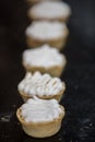 Lemon tart and meringue Royalty Free Stock Photo