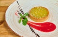 Lemon tart Royalty Free Stock Photo