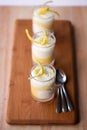 Lemon Tiramisu with lemon twists