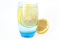 Lemon in water.