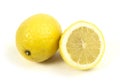 Lemon on white background