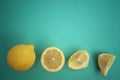 Lemon, whole and cut in piece