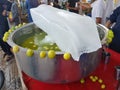 Lemonade on the big stem dish