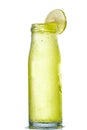 Lemonade in bottle.