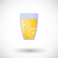 Lemonade flat icon