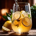 Lemonade, fresh squeezed lemon citrus fruit drink