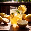 Lemonade, fresh squeezed lemon citrus fruit drink