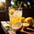 Lemonade, fresh squeezed lemon citrus fruit drink