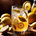 Lemonade, fresh squeezed lemon citrus fruit drink