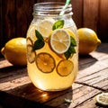 Lemonade, fresh squeezed lemon citrus fruit drink