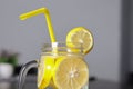 Refreshing Lemonade Delight: A Burst of Citrusy Goodness Royalty Free Stock Photo