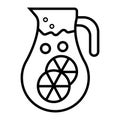 Lemonade Juice jug icon