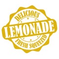 Lemonade label or stamp