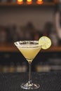 Lemonade martini cocktail