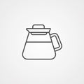 Pitcher vector icon sign symbol