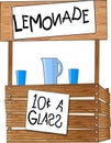 Lemonade Stand Royalty Free Stock Photo