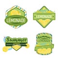 Lemon drink logo.