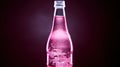 lemonde pink transparent A pink transparent plastic bottle