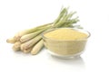 Lemongrass balt , on white background Royalty Free Stock Photo