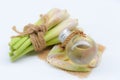 Lemongrass essential Oil with Aromatherapy Royalty Free Stock Photo