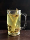 Lemongrass ginger in a glass, a traditional Indonesian drink
