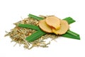 Lemongrass and ginger herbal tea Royalty Free Stock Photo