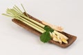 Lemongrass, kaffir lime leaves and galangal, used as a soup. (Tom yam) Royalty Free Stock Photo