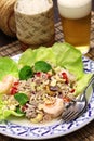 Lemongrass salad, thai cuisine Royalty Free Stock Photo