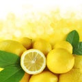 Lemons background Royalty Free Stock Photo