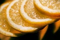 Lemons cuted background