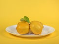 lemons in a dish
