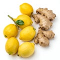 Lemons and Ginger Root Royalty Free Stock Photo