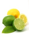 Lemons and green limes