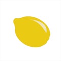 Lemons. Isolated on a white background. Whole and lobule. Citrus.