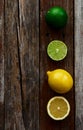 Lemons and limes Royalty Free Stock Photo