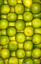 Lemons regular ordered pile background. Macro Royalty Free Stock Photo