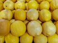 Lemons for Sale in a Market.