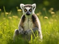 Lemur Catta Made With Generative AI illustration