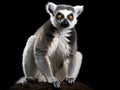 Ai Generated illustration Wildlife Concept of Lemur isolated