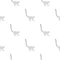Lemur pattern seamless
