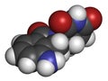 Lenalidomide multiple myeloma drug molecule.