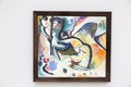 Wassily Kandinsky painting in the Lenbachhaus in Munich