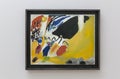Wassily Kandinsky painting in the Lenbachhaus in Munich Royalty Free Stock Photo