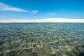 Lencois Maranhenses National Park, Barreirinhas, Brazil Royalty Free Stock Photo