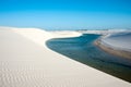 Lencois Maranhenses National Park, Brazil Royalty Free Stock Photo